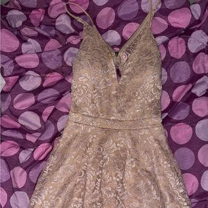 Macys V Neck Homecoming Dress